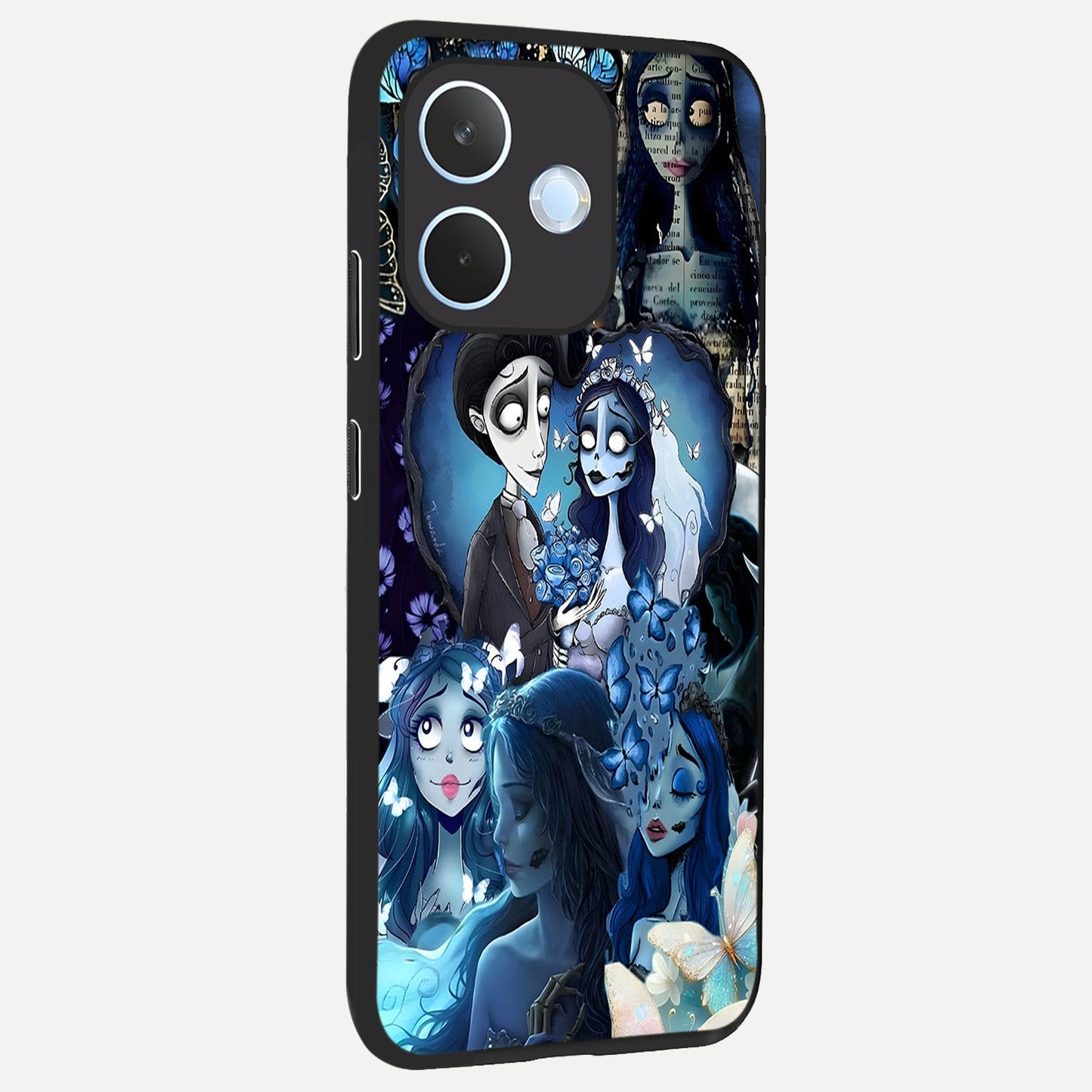  Butterfly Ghost Soul back cover For Oppo Reno 15 Pro mini slim fit glass case with vibrant aesthetic design