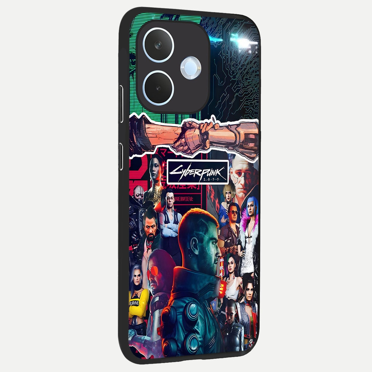 CYBERPUNK Legacy back cover For Oppo Reno 15 Pro mini slim fit glass case with vibrant aesthetic design