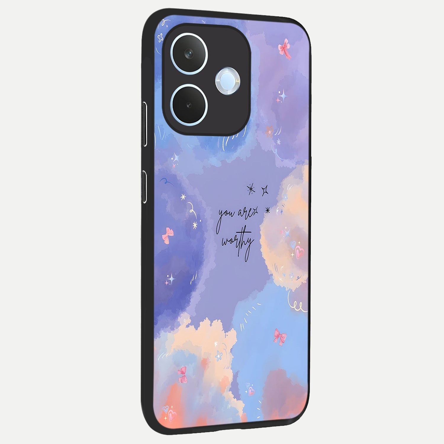  Celestial Cloud Magic back cover For Oppo Reno 15 Pro mini slim fit glass case with vibrant aesthetic design