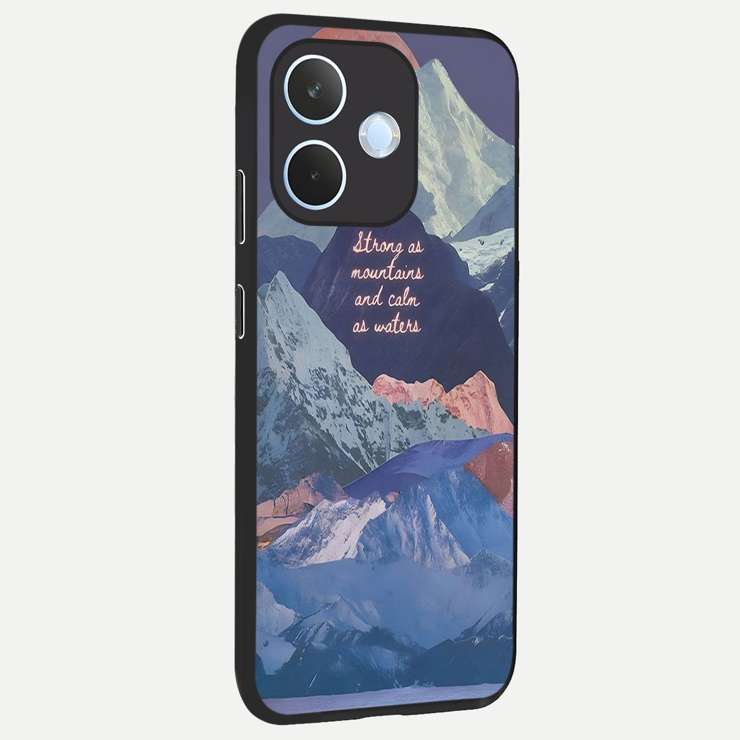  Celestial Mountain Calm back cover For Oppo Reno 15 Pro mini slim fit glass case with vibrant aesthetic design