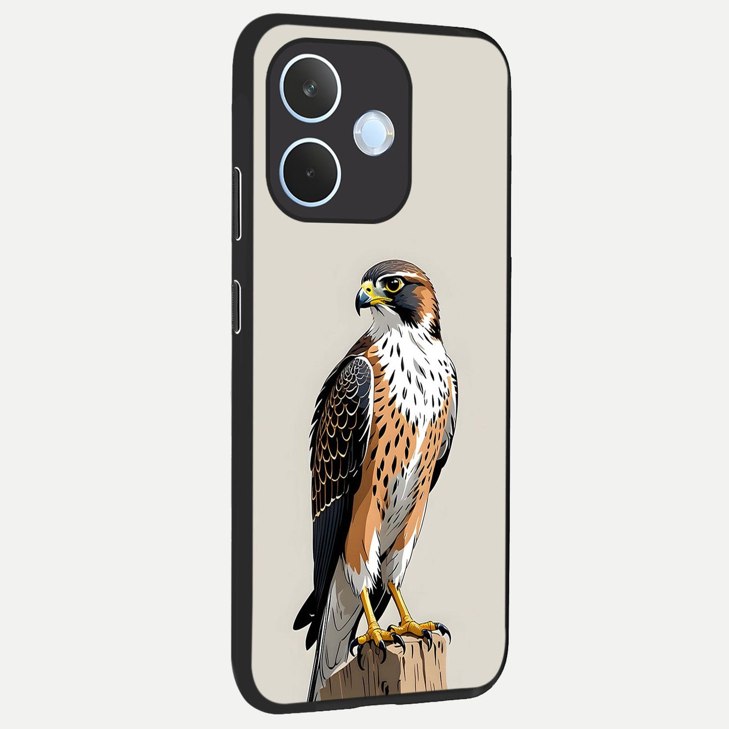  Clever Eagle back cover For Oppo Reno 15 Pro mini slim fit glass case with vibrant aesthetic design