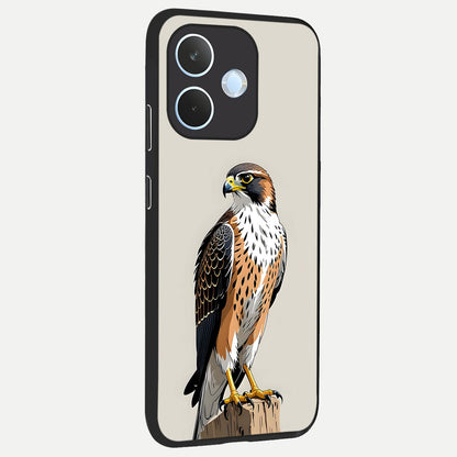  Clever Eagle back cover For Oppo Reno 15 Pro mini slim fit glass case with vibrant aesthetic design