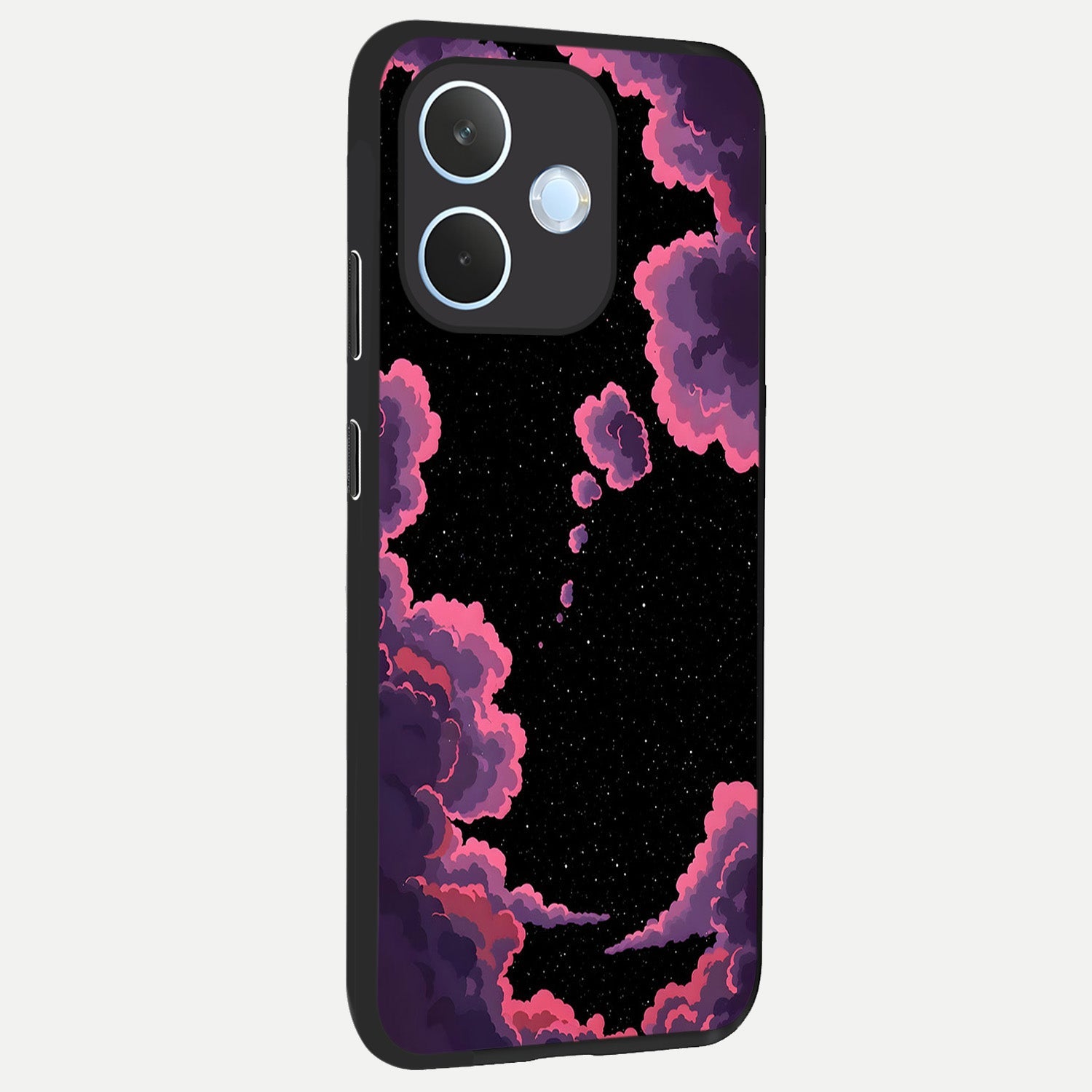  Cosmic Cloud Journey back cover For Oppo Reno 15 Pro mini slim fit glass case with vibrant aesthetic design