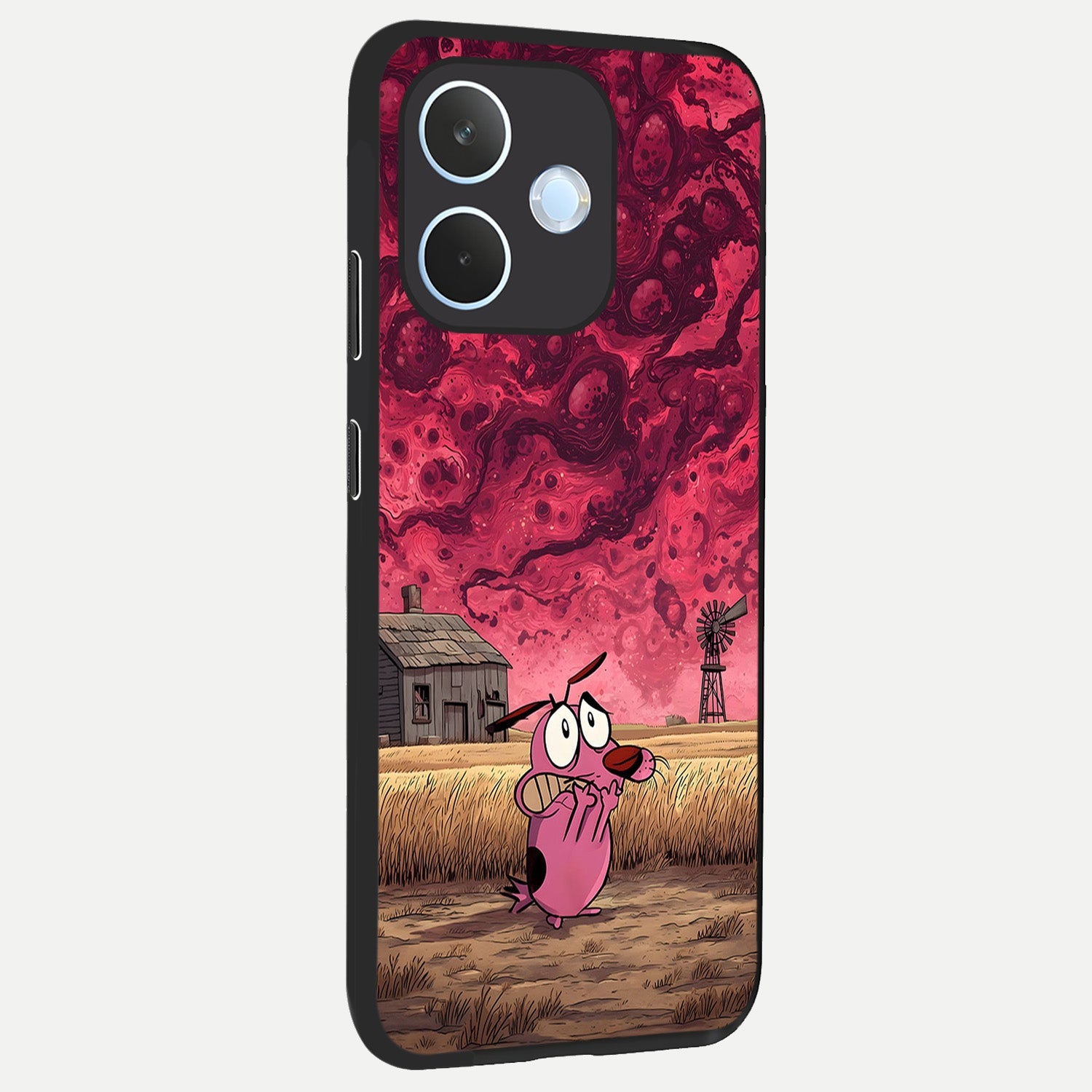  Courage Under Sky back cover For Oppo Reno 15 Pro mini slim fit glass case with vibrant aesthetic design