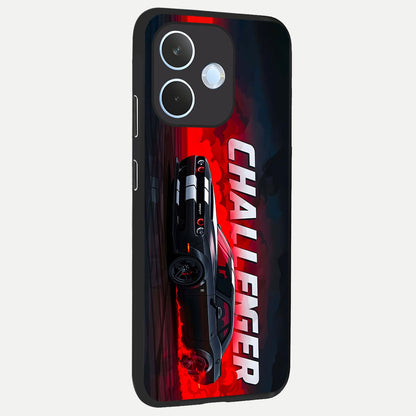  Crimson Challenger Fury back cover For Oppo Reno 15 Pro mini slim fit glass case with vibrant aesthetic design