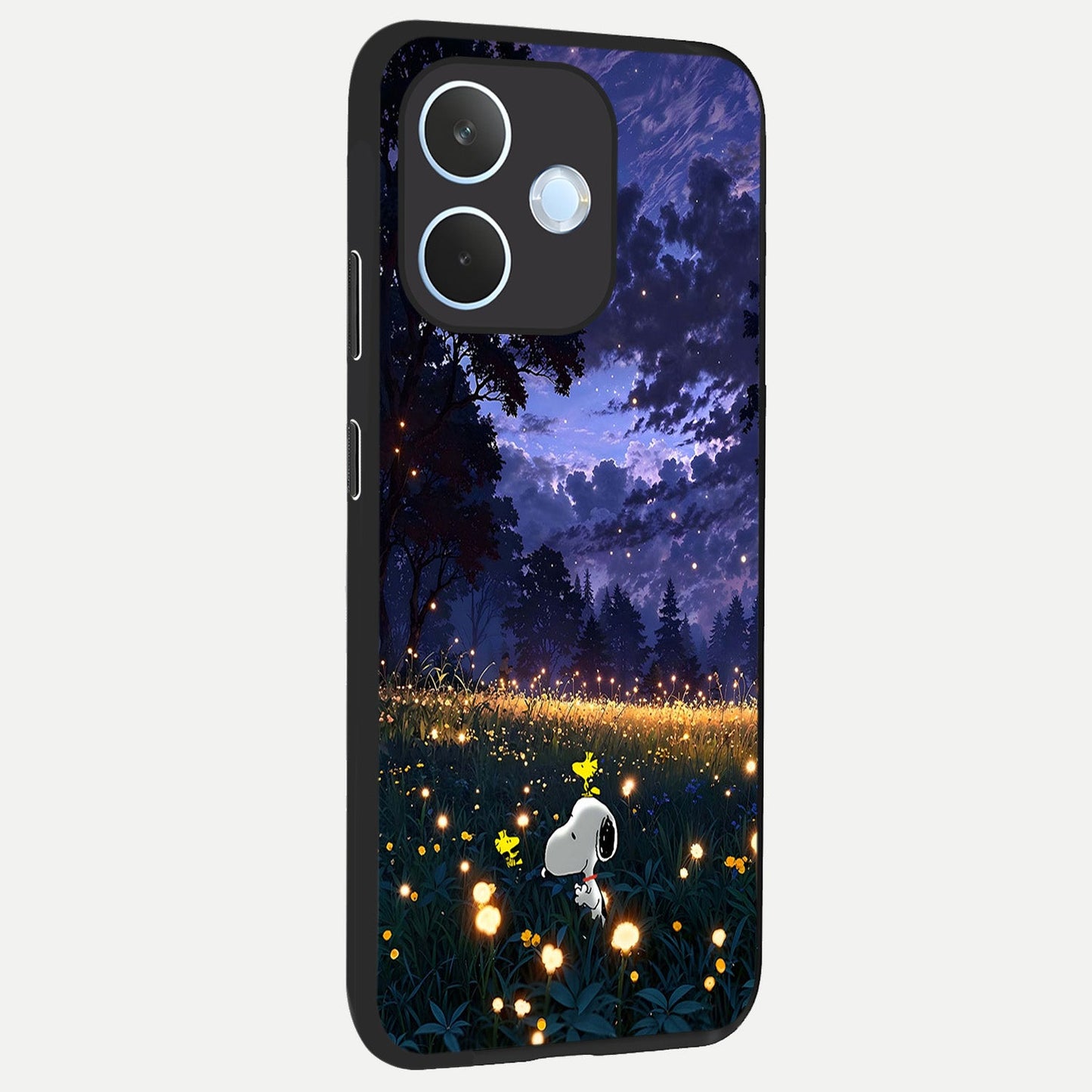  Firefly Meadow Magic back cover For Oppo Reno 15 Pro mini slim fit glass case with vibrant aesthetic design