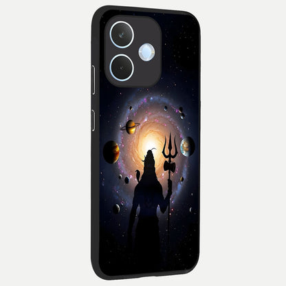  Galactic Shiva Vision back cover For Oppo Reno 15 Pro mini slim fit glass case with vibrant aesthetic design