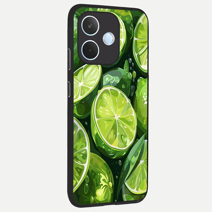  Green Kawasaki back cover For Oppo Reno 15 Pro mini slim fit glass case with vibrant aesthetic design