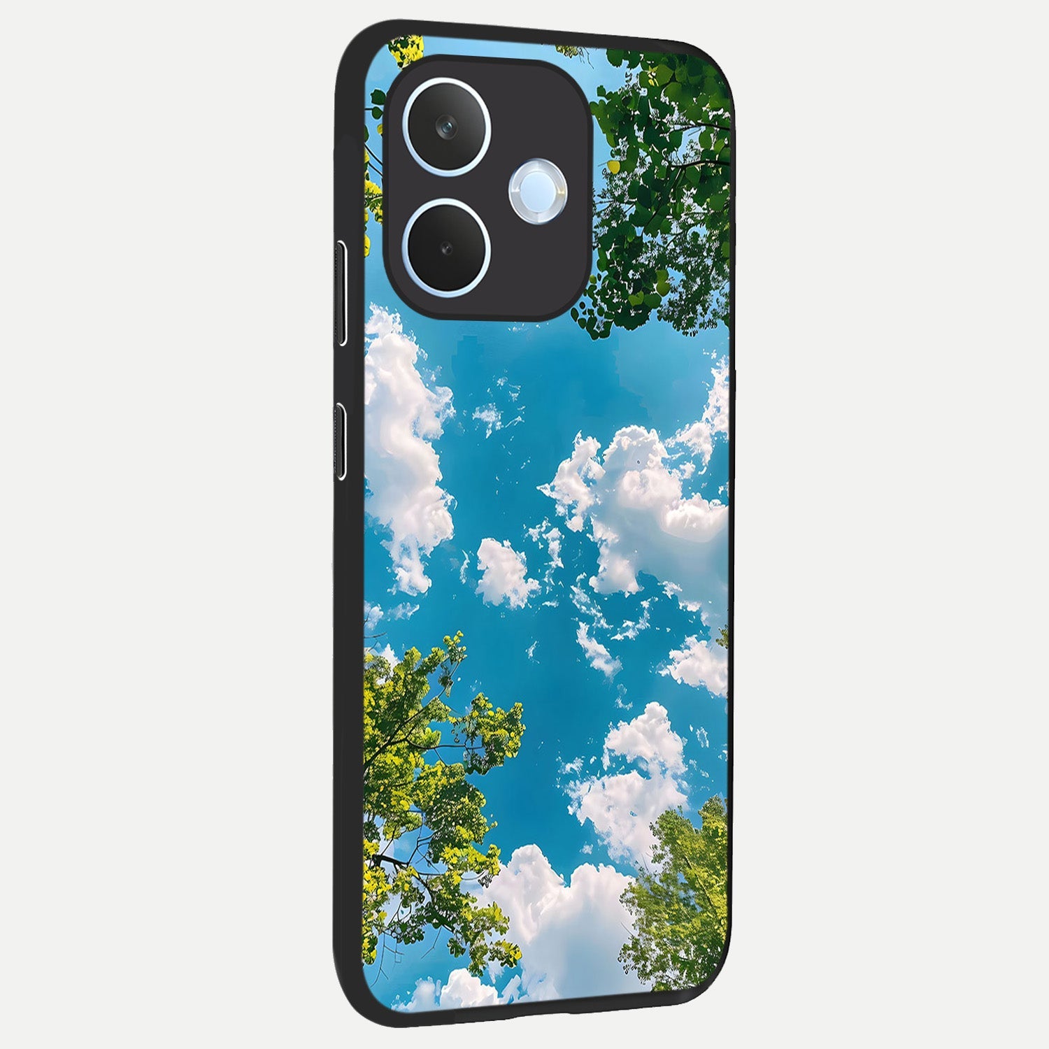  Green Moon Energy back cover For Oppo Reno 15 Pro mini slim fit glass case with vibrant aesthetic design