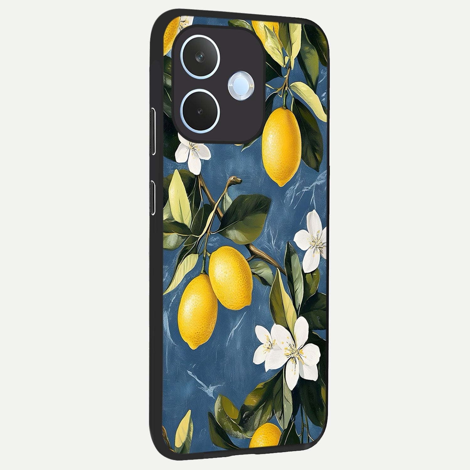  Lemon Dream Garden back cover For Oppo Reno 15 Pro mini slim fit glass case with vibrant aesthetic design