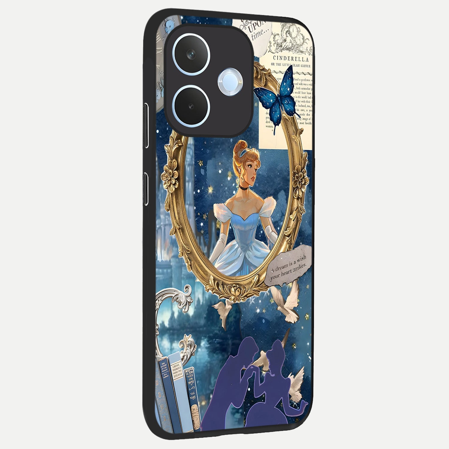  Midnight Queen back cover For Oppo Reno 15 Pro mini slim fit glass case with vibrant aesthetic design