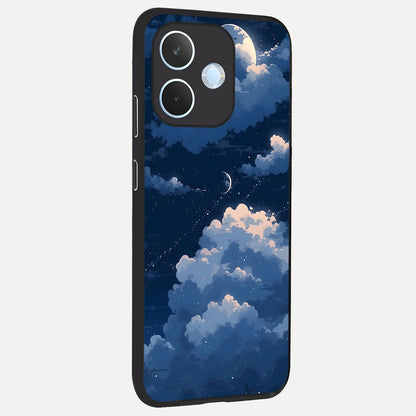  Moon Dream Haze back cover For Oppo Reno 15 Pro mini slim fit glass case with vibrant aesthetic design