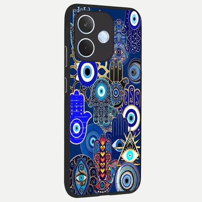  Mystic Palm Guard back cover For Oppo Reno 15 Pro mini slim fit glass case with vibrant aesthetic design