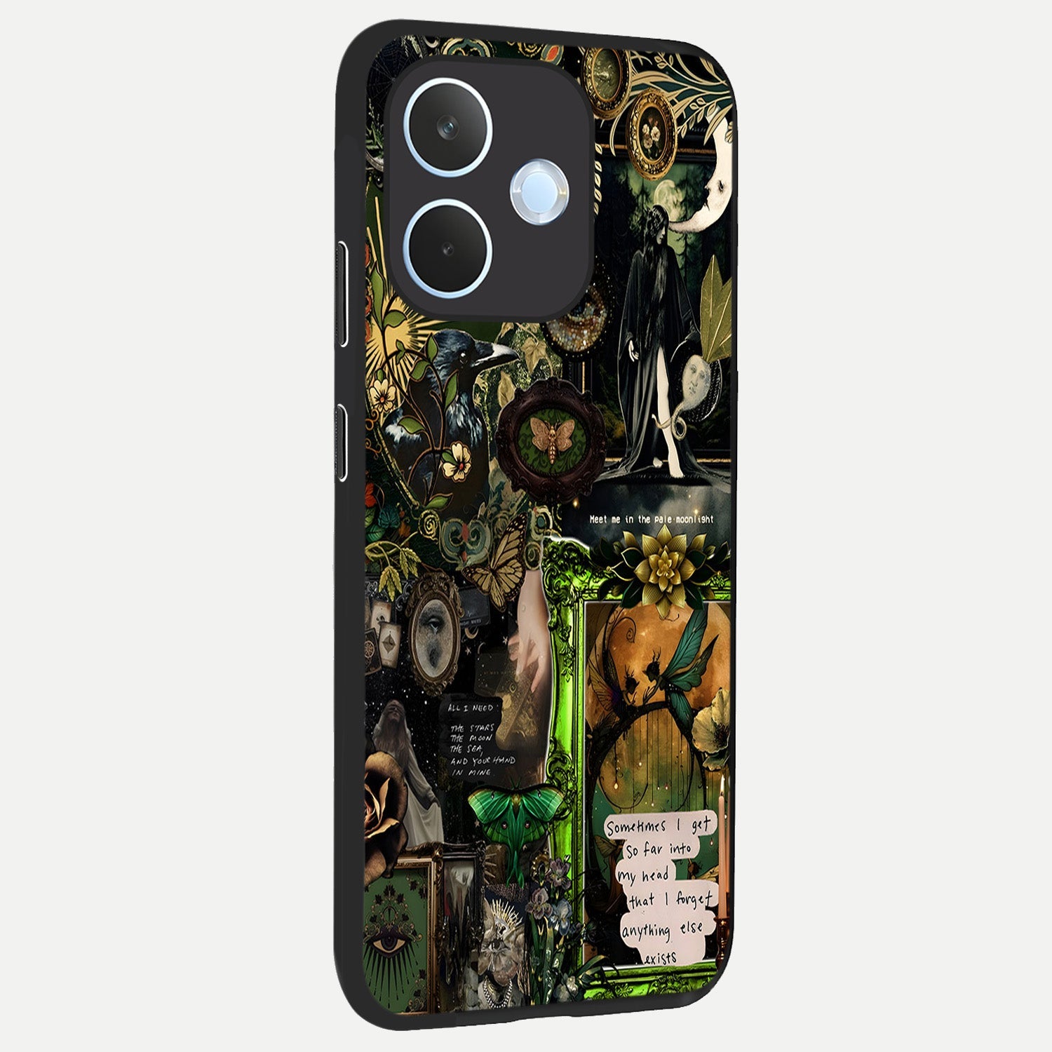  Mystic Woods Secret back cover For Oppo Reno 15 Pro mini slim fit glass case with vibrant aesthetic design