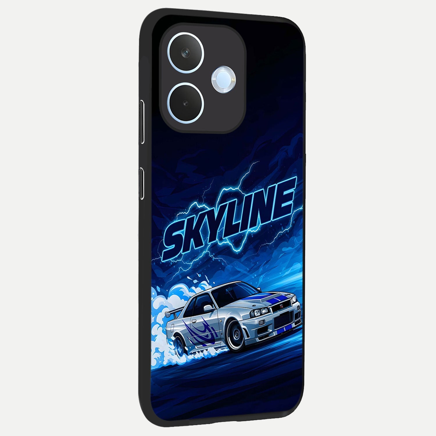  Neon Drift Beast back cover For Oppo Reno 15 Pro mini slim fit glass case with vibrant aesthetic design