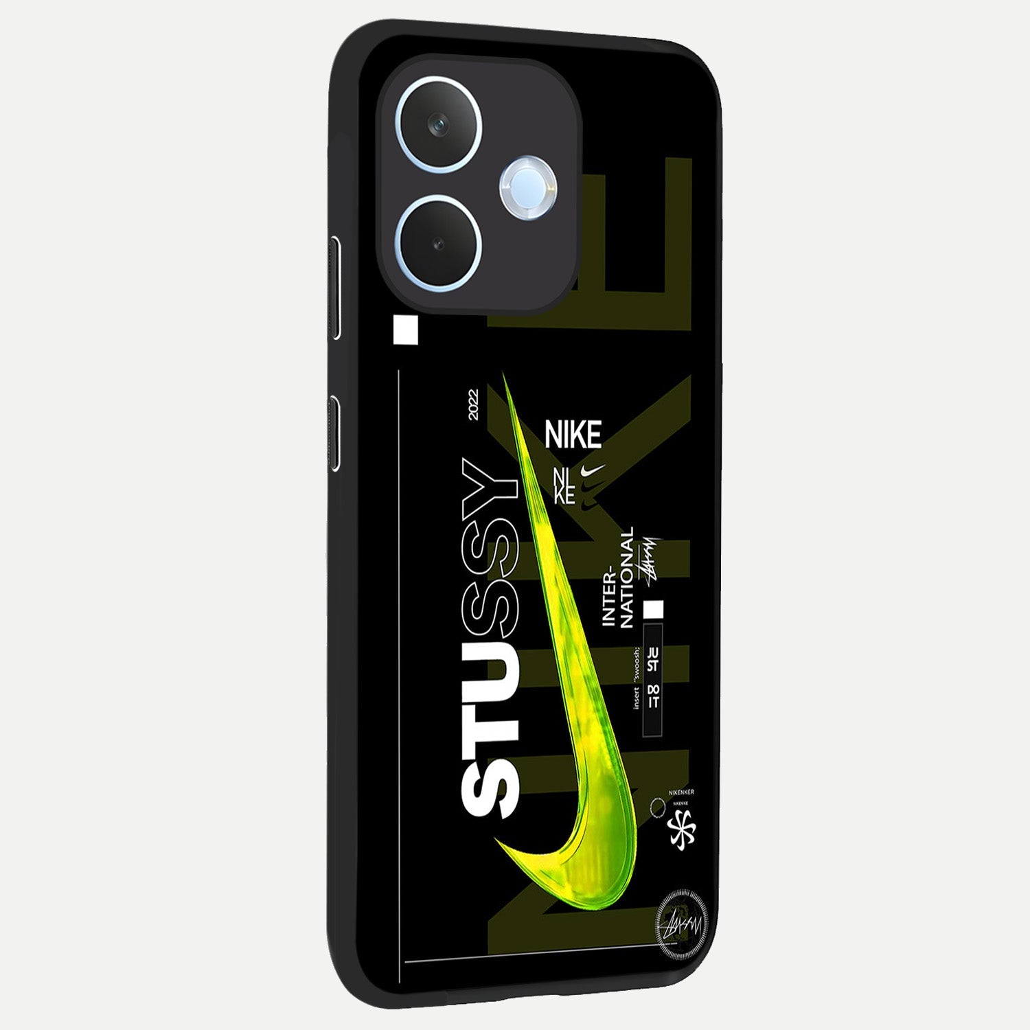  Neon Street Edition back cover For Oppo Reno 15 Pro mini slim fit glass case with vibrant aesthetic design