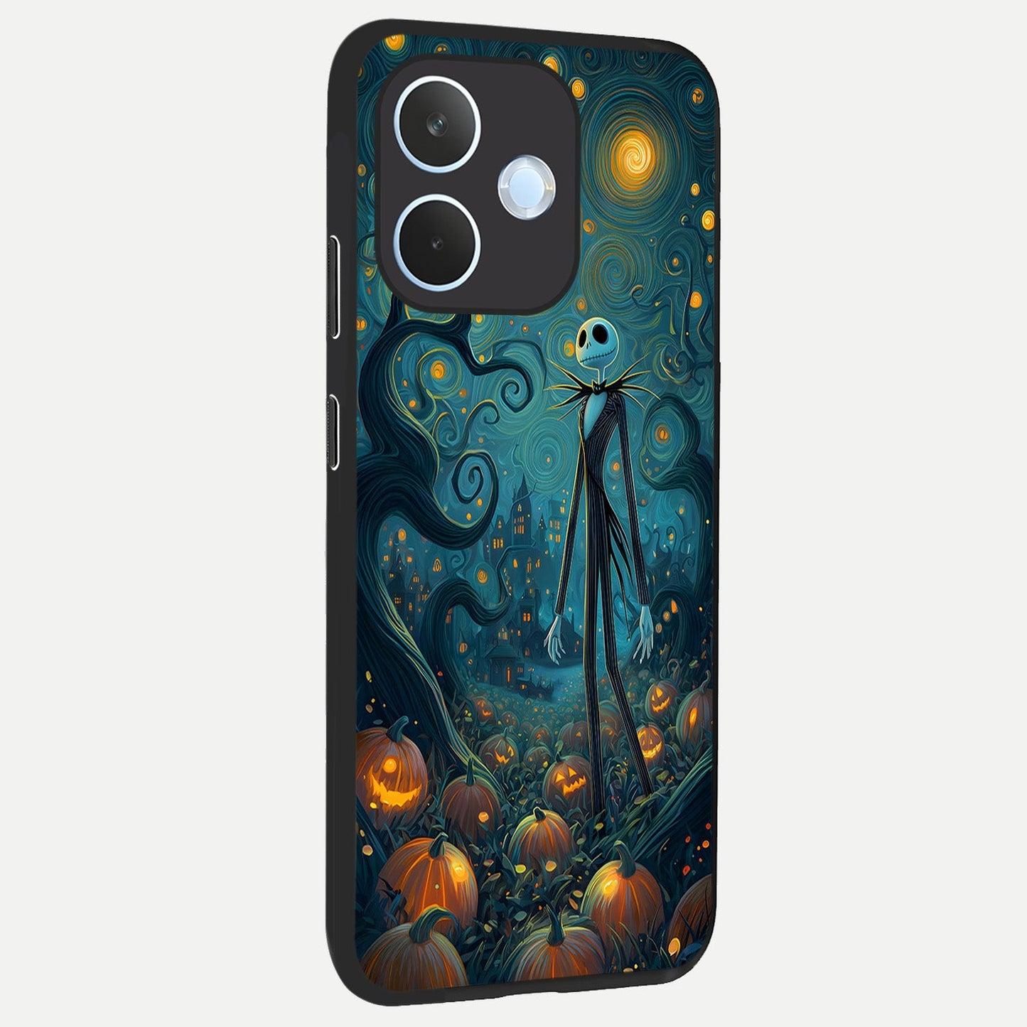  Pumpkin Moonlight Tale back cover For Oppo Reno 15 Pro mini slim fit glass case with vibrant aesthetic design