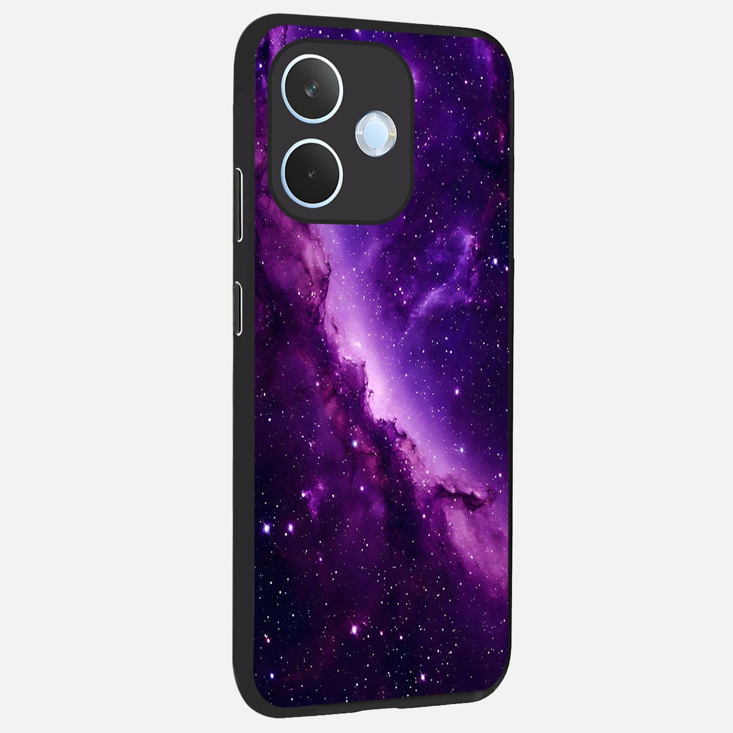 Purple Shade Sky back cover For Oppo Reno 15 Pro mini slim fit glass case with vibrant aesthetic design