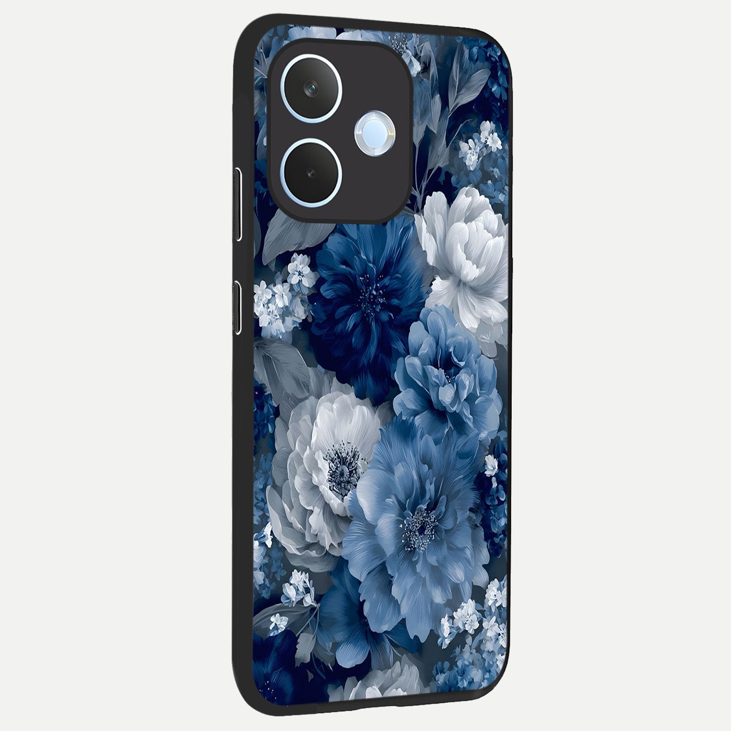  Royal Bloom Garden back cover For Oppo Reno 15 Pro mini slim fit glass case with vibrant aesthetic design