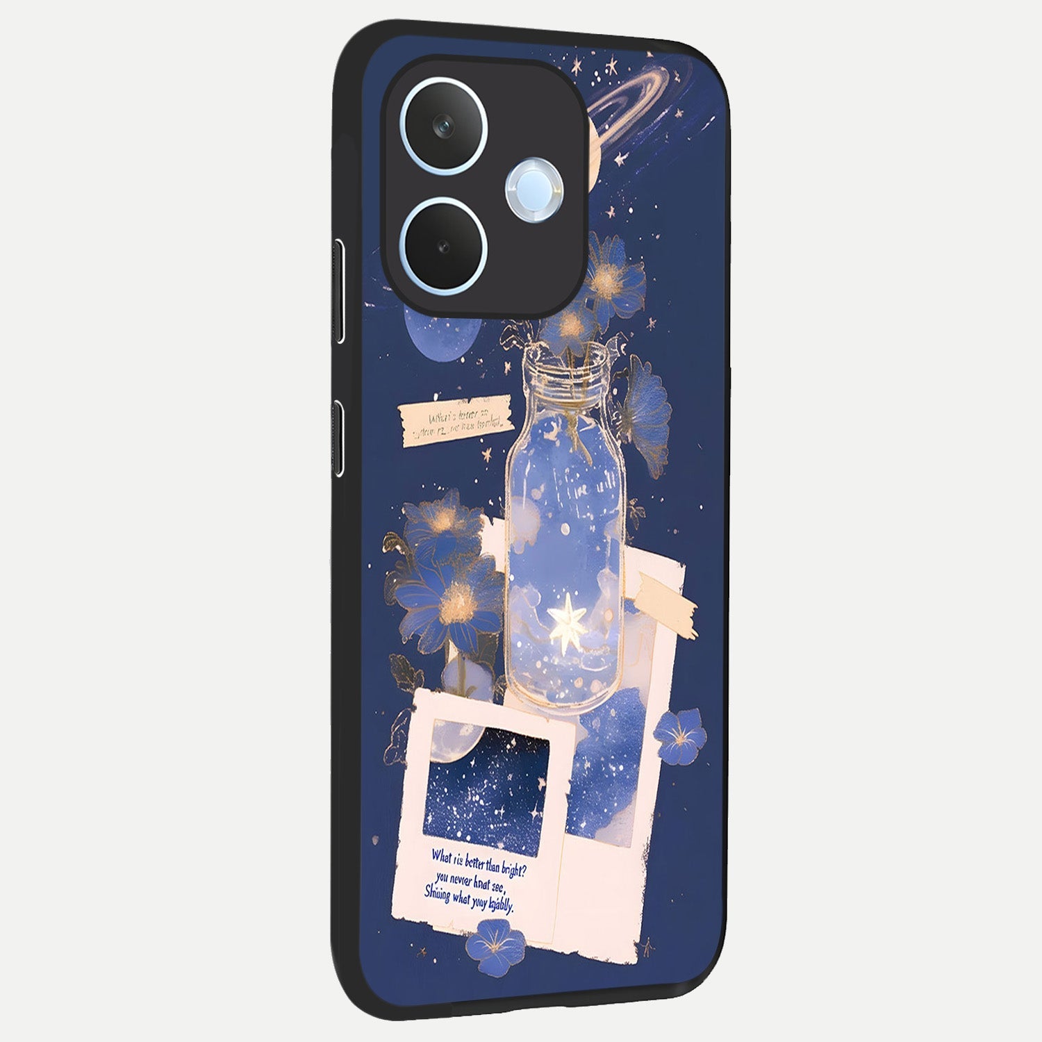  Starlit Cosmic Jar back cover For Oppo Reno 15 Pro mini slim fit glass case with vibrant aesthetic design