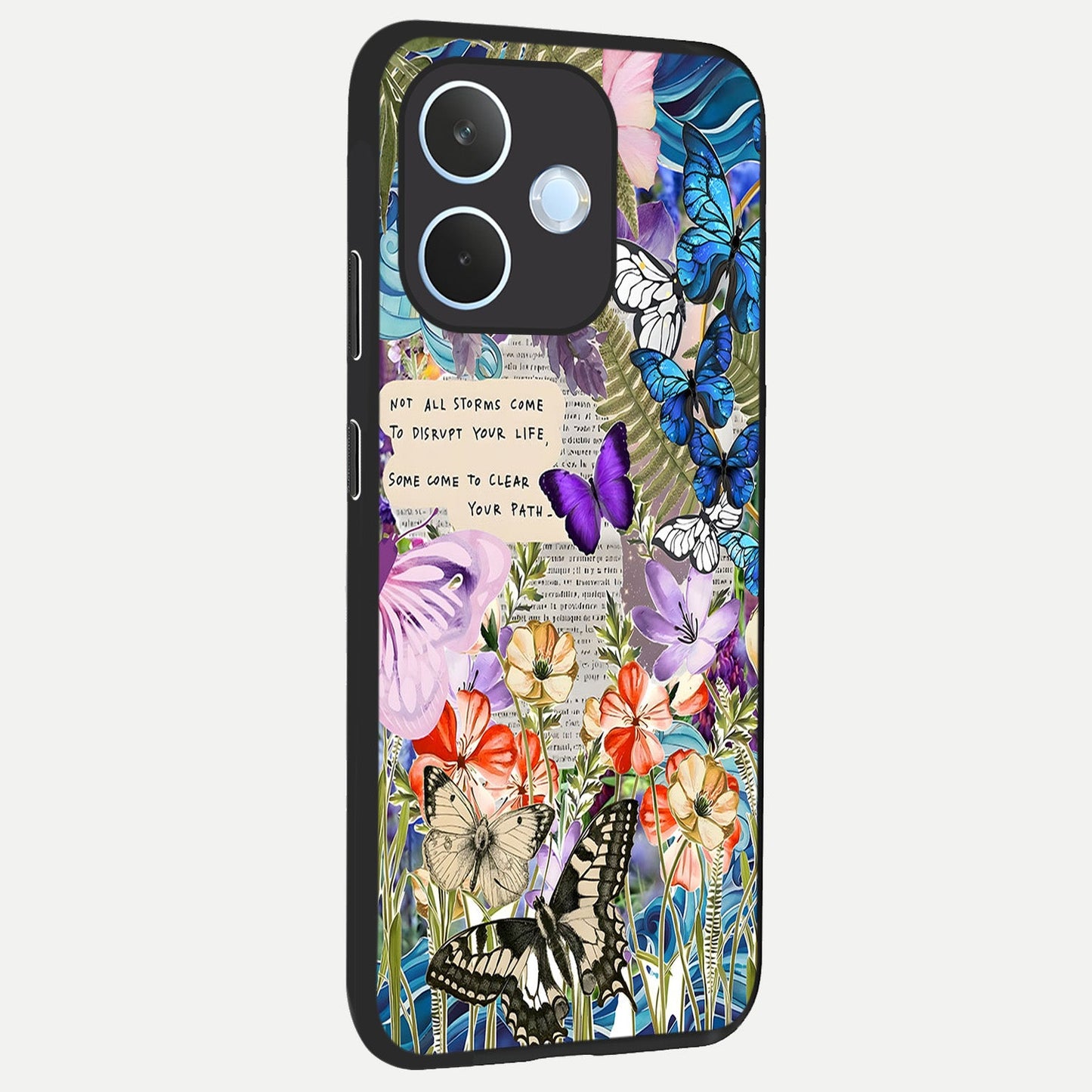  Storm Path Bloom back cover For Oppo Reno 15 Pro mini slim fit glass case with vibrant aesthetic design