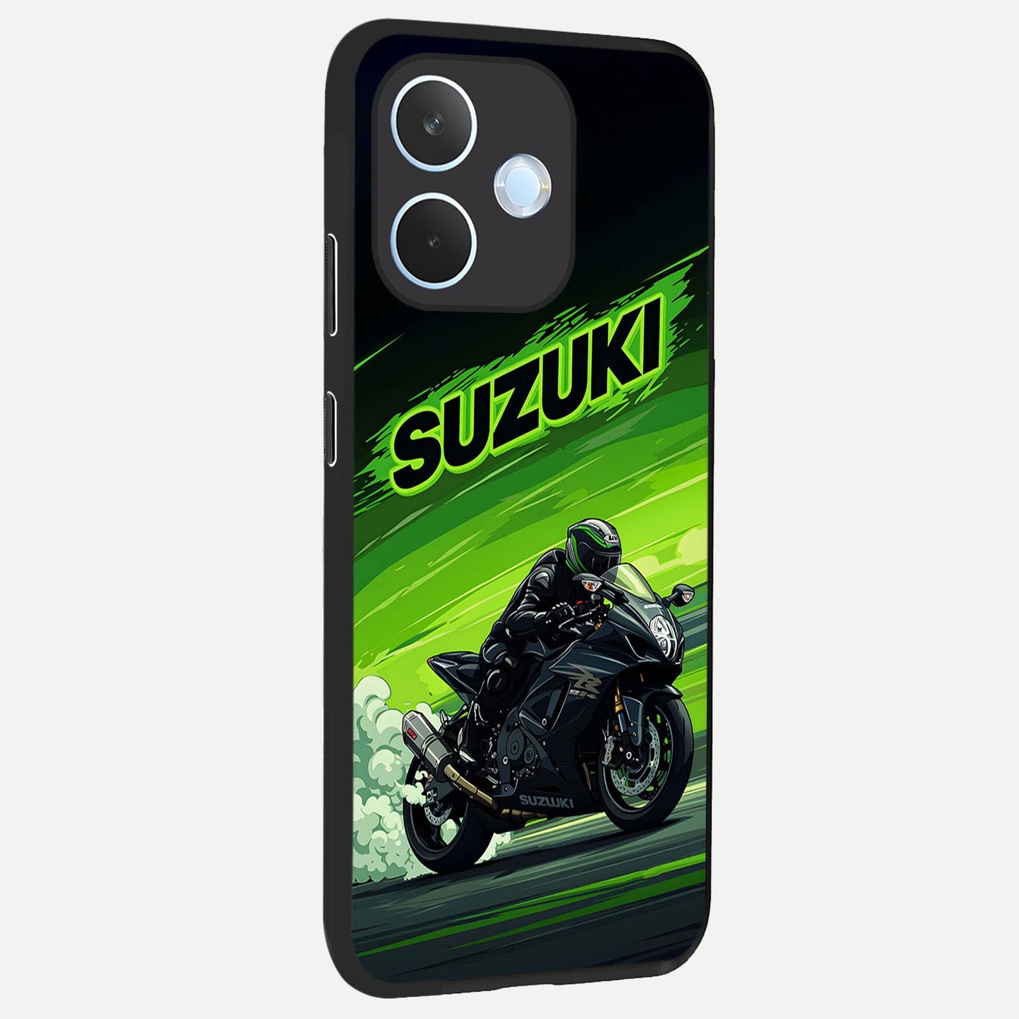  Suzuki Speed Beast back cover For Oppo Reno 15 Pro mini slim fit glass case with vibrant aesthetic design