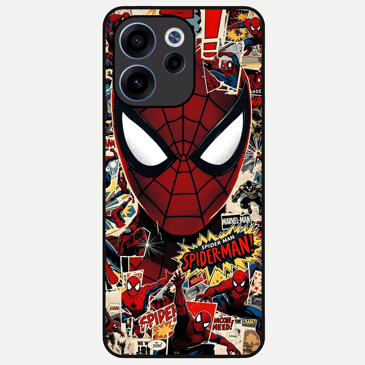  Aesthetic Wonder Spider Glass Case For Oppo Reno 15c back cover – full design glossy printed glass finish