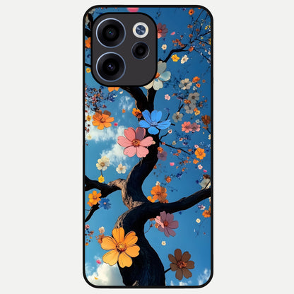  Blossom Dream Sky Glass Case For Oppo Reno 15c back cover – full design glossy printed glass finish