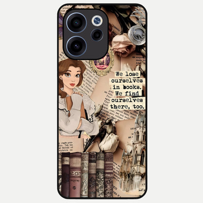  Bookish Dream World Glass Case For Oppo Reno 15c back cover – full design glossy printed glass finish