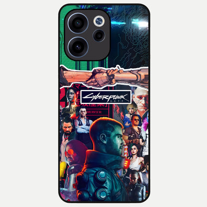  CYBERPUNK Legacy Glass Case For Oppo Reno 15c back cover – full design glossy printed glass finish