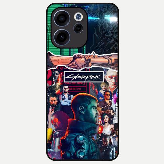  CYBERPUNK Legacy Glass Case For Oppo Reno 15c back cover – full design glossy printed glass finish