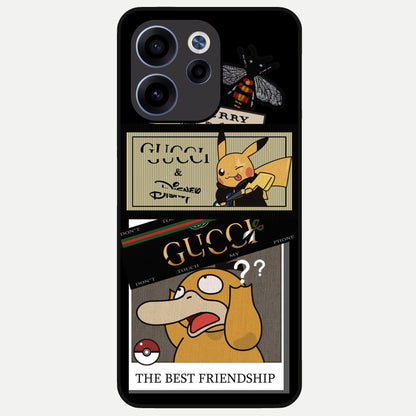  Cartoon Brand Play Mashup Glass Case For Oppo Reno 15c back cover – full design glossy printed glass finish