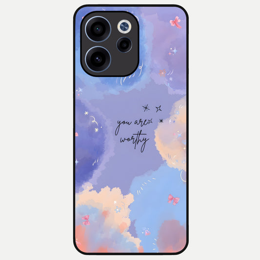  Celestial Cloud Magic Glass Case For Oppo Reno 15c back cover – full design glossy printed glass finish
