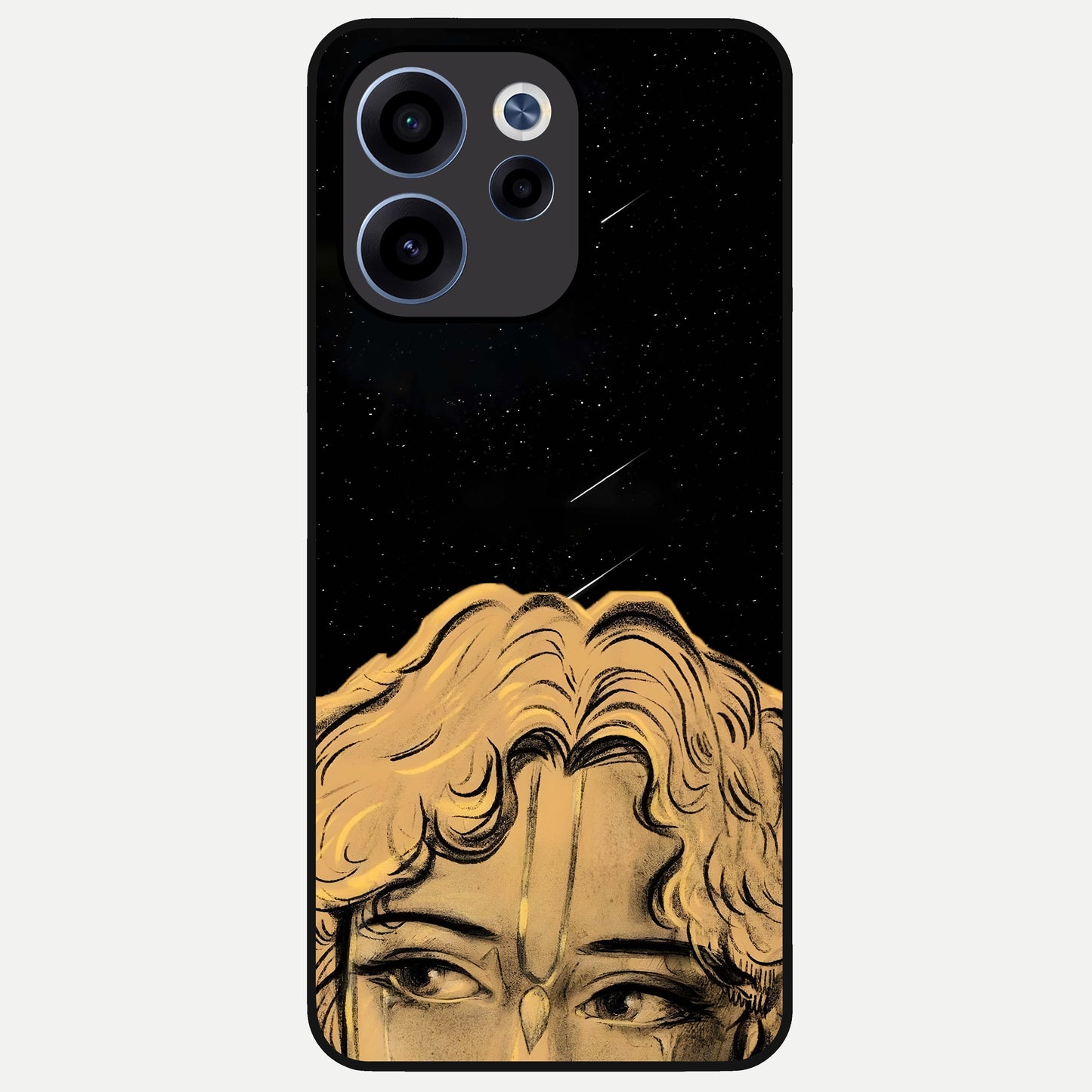  Celestial Gods Plan Glass Case For Oppo Reno 15c back cover – full design glossy printed glass finish