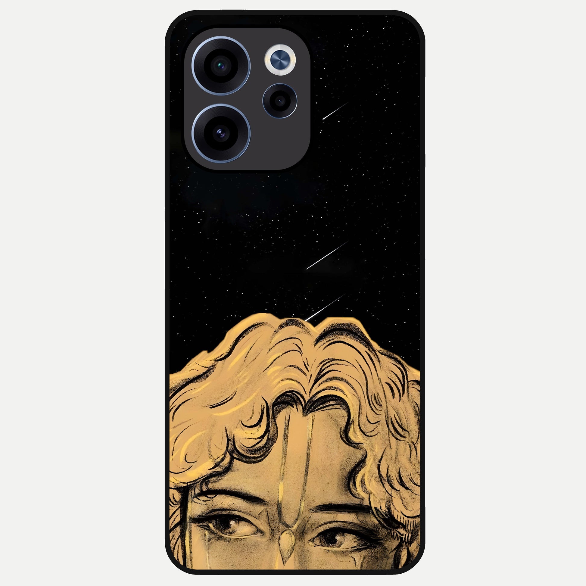  Celestial Gods Plan Glass Case For Oppo Reno 15c back cover – full design glossy printed glass finish