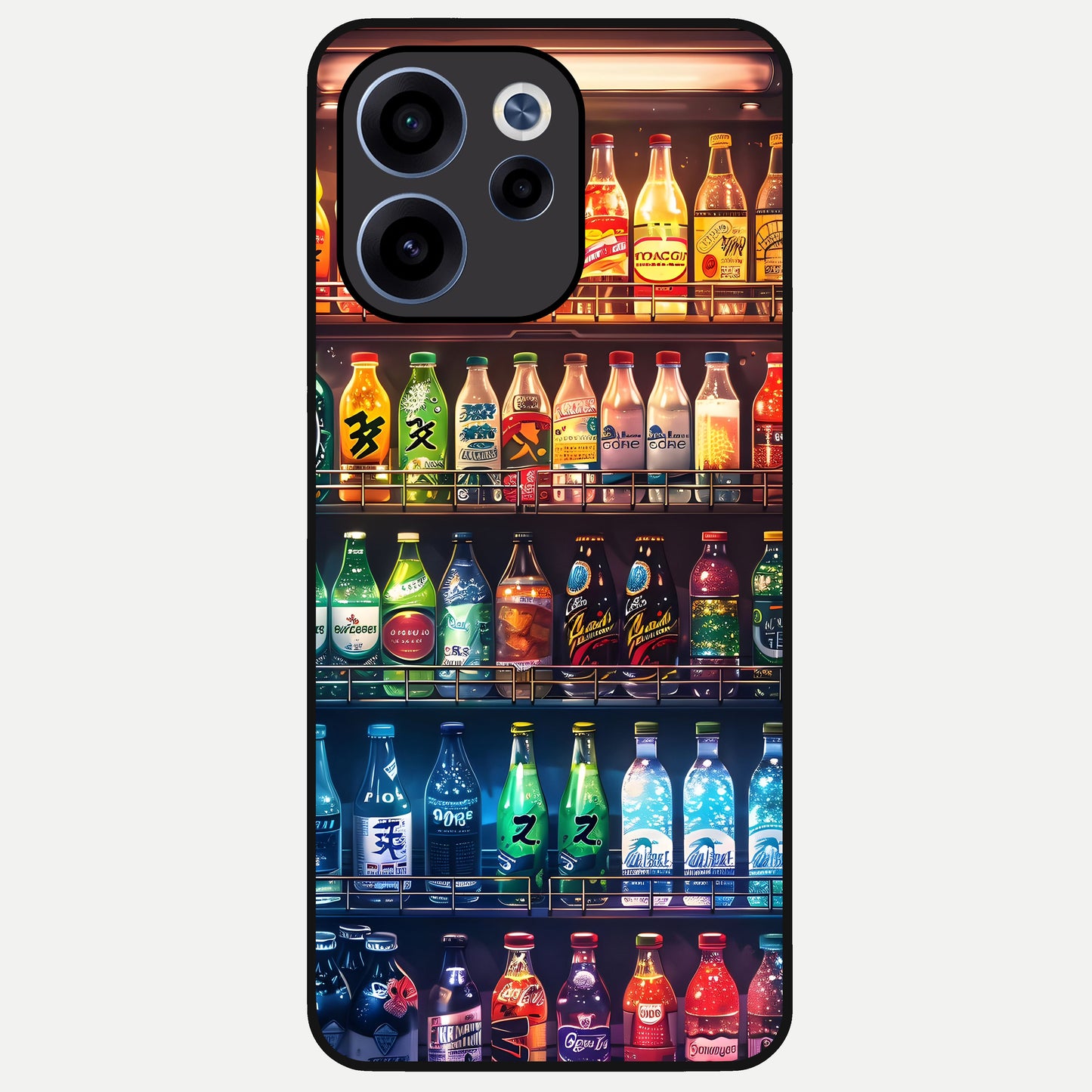  Colorfull Tree Glass Case For Oppo Reno 15c back cover – full design glossy printed glass finish