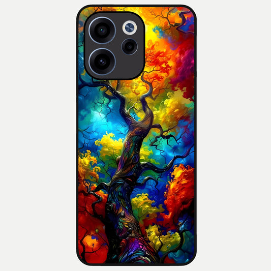  Colorful Soda Bottles Glass Case For Oppo Reno 15c back cover – full design glossy printed glass finish