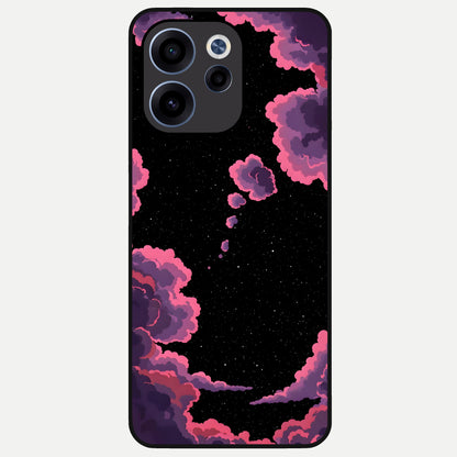  Cosmic Cloud Journey Glass Case For Oppo Reno 15c back cover – full design glossy printed glass finish