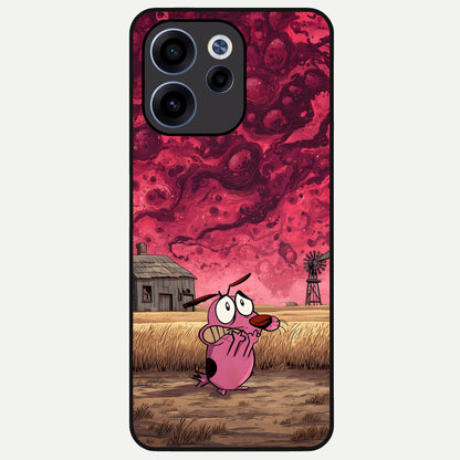  Courage Under Sky Glass Case For Oppo Reno 15c back cover – full design glossy printed glass finish