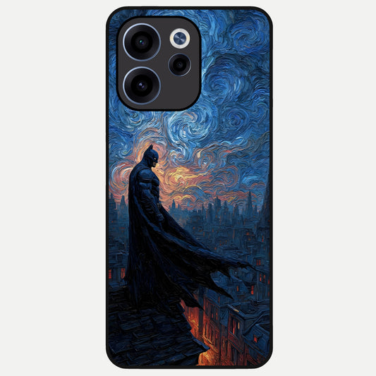  Dark Knight Dusk Glass Case For Oppo Reno 15c back cover – full design glossy printed glass finish