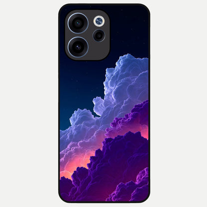  Dreamy Cloud Skies Glass Case For Oppo Reno 15c back cover – full design glossy printed glass finish