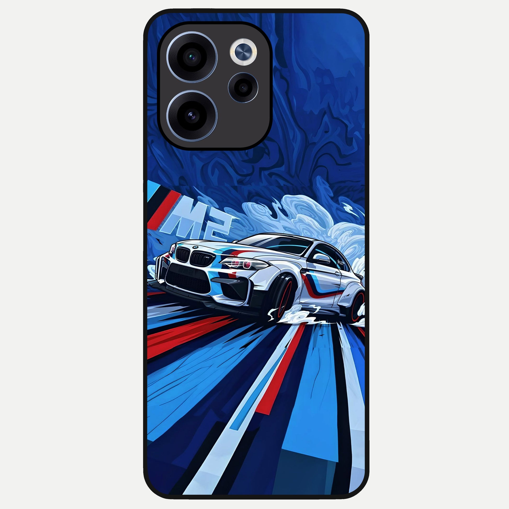  Drift Power Rush Glass Case For Oppo Reno 15c back cover – full design glossy printed glass finish
