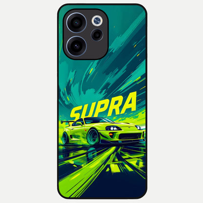  Electric Supra Thunder Glass Case For Oppo Reno 15c back cover – full design glossy printed glass finish