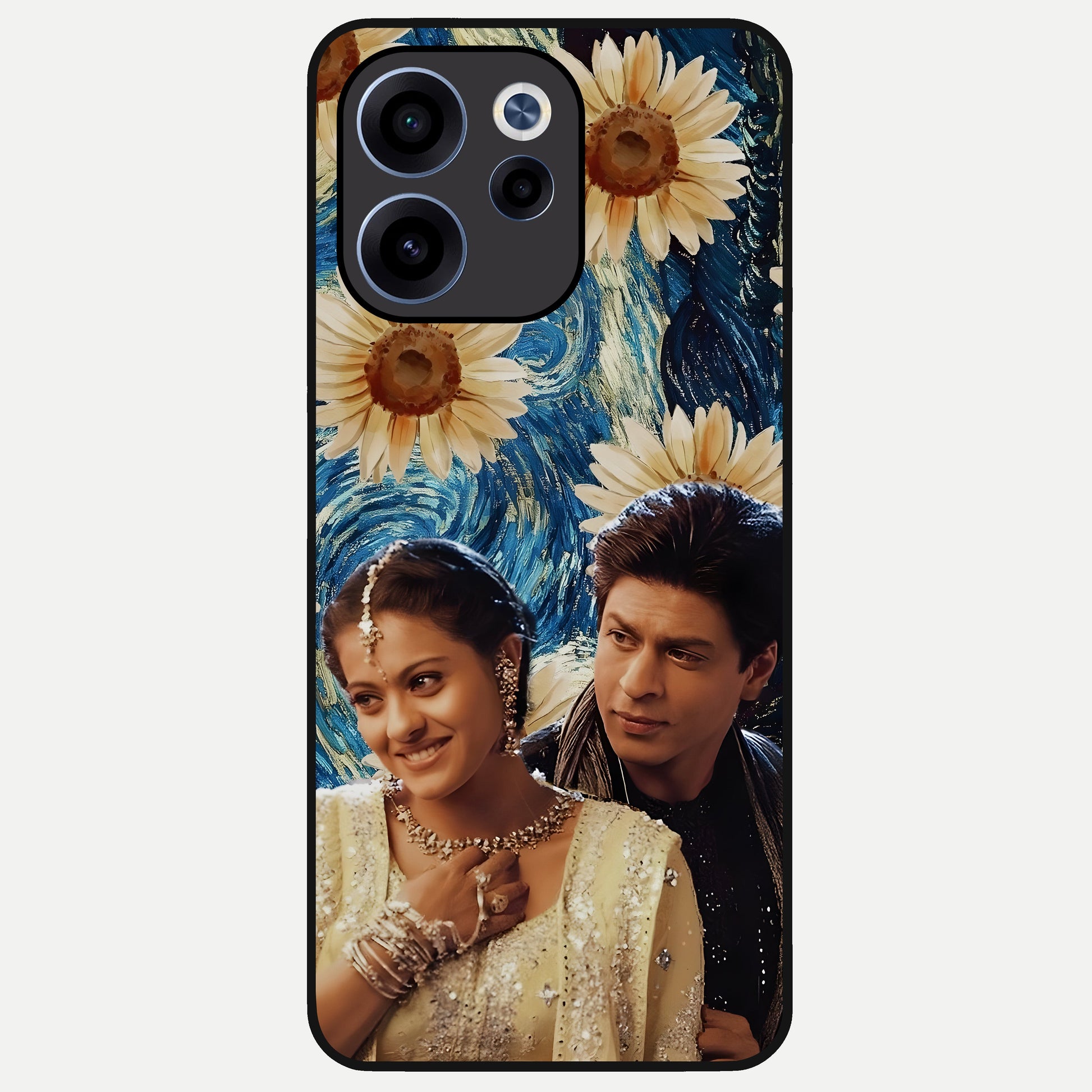  Eternal Love Story Glass Case For Oppo Reno 15c back cover – full design glossy printed glass finish
