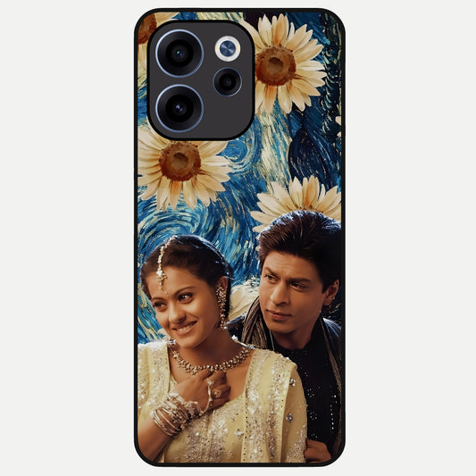  Eternal Love Story Glass Case For Oppo Reno 15c back cover – full design glossy printed glass finish