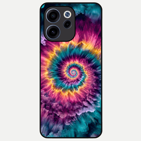  Galactic Spiral Burst Glass Case For Oppo Reno 15c back cover – full design glossy printed glass finish