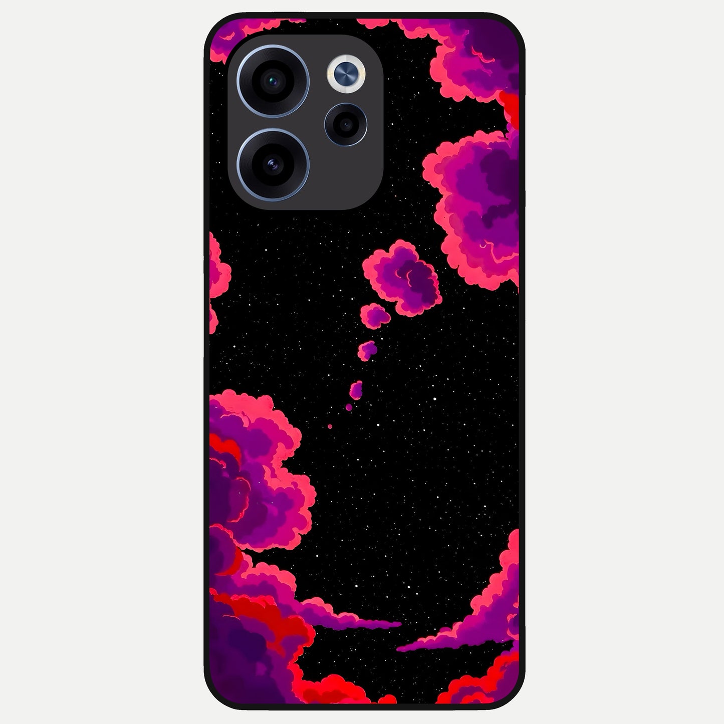  Galaxy Dream Frame Glass Case For Oppo Reno 15c back cover – full design glossy printed glass finish