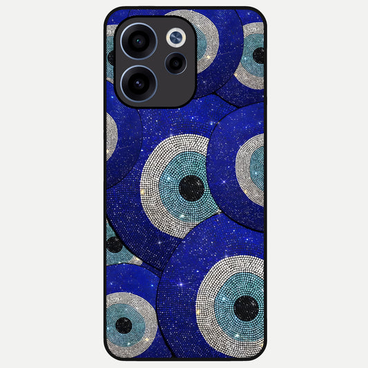  Galaxy Eye Flow Glass Case For Oppo Reno 15c back cover – full design glossy printed glass finish