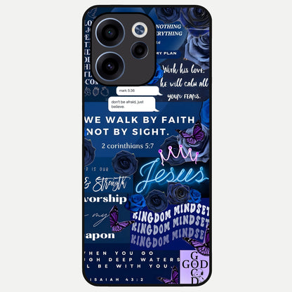  Kingdom Faith Glow Glass Case For Oppo Reno 15c back cover – full design glossy printed glass finish