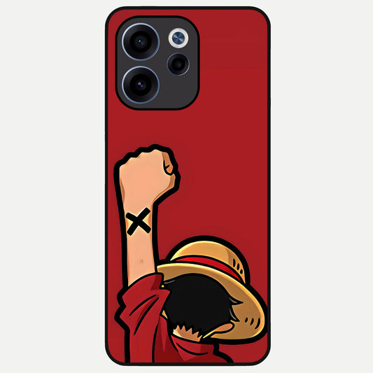  Luffy X Spirit Glass Case For Oppo Reno 15c back cover – full design glossy printed glass finish